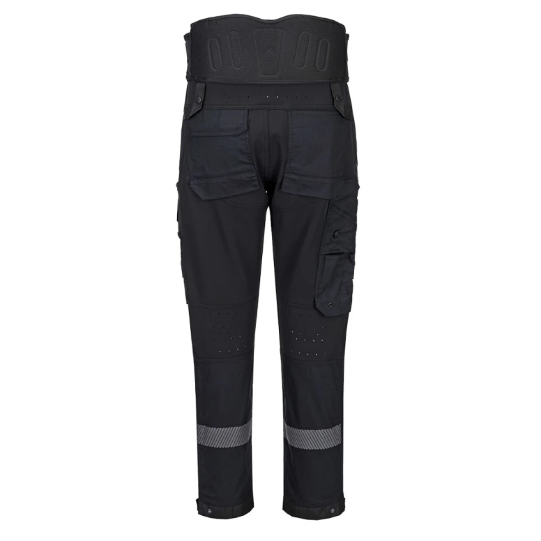 Arbeitshose Portwest Warnschutz DX408 Multitaschen Stretch mit Rückenstütze