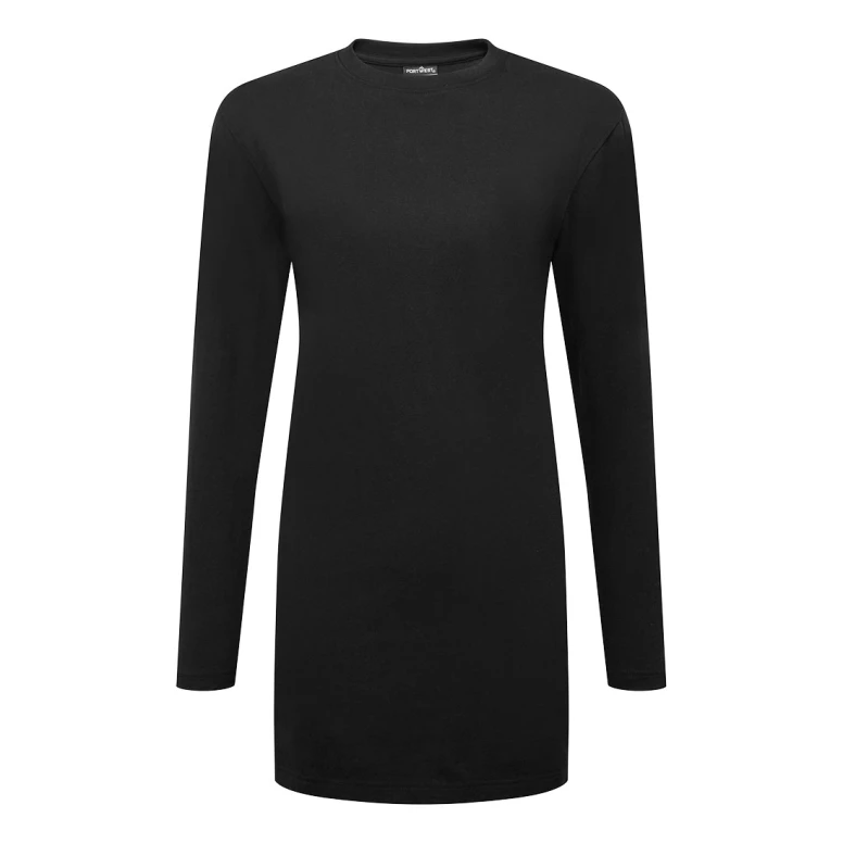 Portwest B194 Damen Arbeits T Shirt lang 100 Prozent Baumwolle