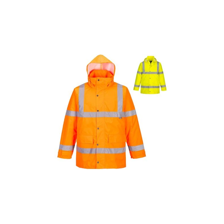 Portwest ES460 Warnschutz Arbeitsjacke wasserdicht viele Taschen