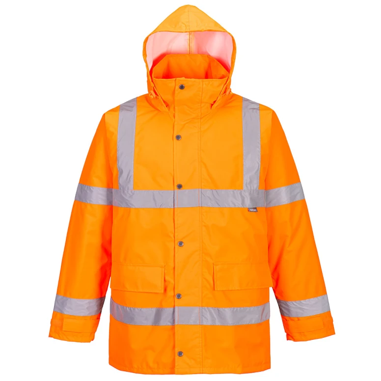 Portwest ES460 Warnschutz Arbeitsjacke wasserdicht viele Taschen
