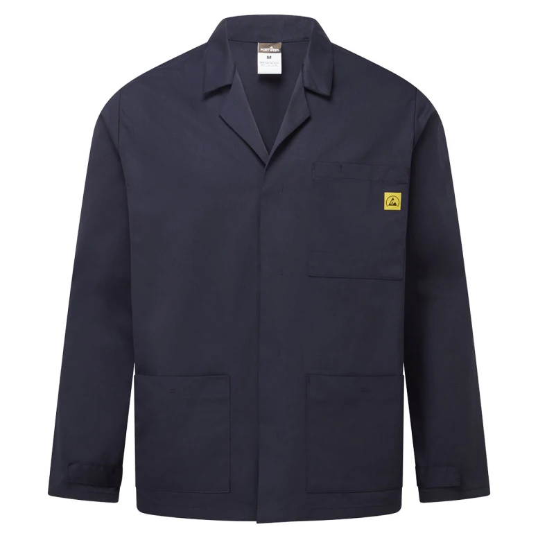Arbeitsjacke Portwest antistatisch ESD AS18 Labor