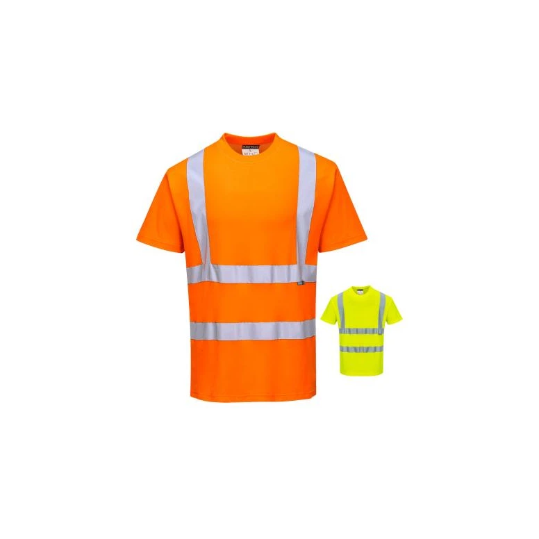 Arbeits T Shirt Portwest S170 hohe Sichtbarkeit