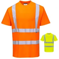 Arbeits T Shirt Portwest S170 hohe Sichtbarkeit