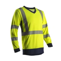 Arbeits-T-Shirt Coverguard Langarm Suno 7SUNR Hohe Sichtbarkeit
