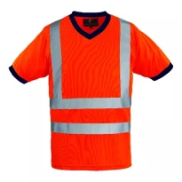 Arbeits-T-Shirt Coverguard Kurzarm Yard 7YAVO Hohe Sichtbarkeit