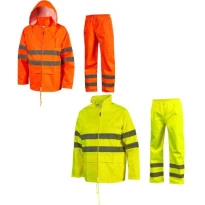Regenfester Warnschutz-Arbeitsanzug U-Power Halley HL393