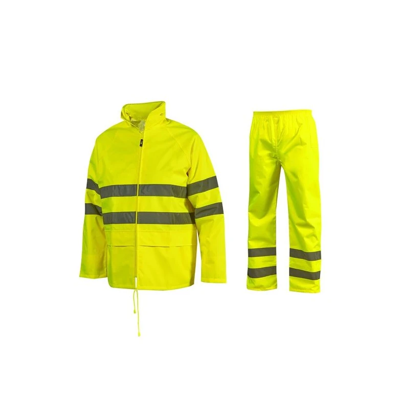 Regenfester Warnschutz-Arbeitsanzug U-Power Halley HL393