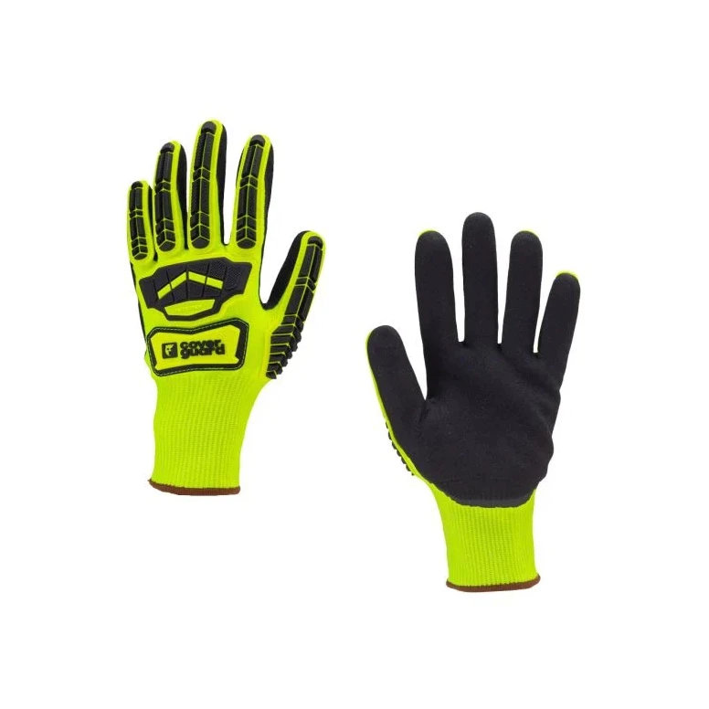 5 Paar - Arbeitshandschuhe Coverguard aus Nitril Eurocut Impact 200 1CHIC30 Schnittfest