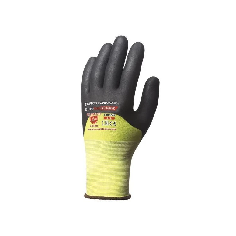 5 Paar - Coverguard Arbeitshandschuhe aus Nitril Eurocut 1CRBF schnittfest