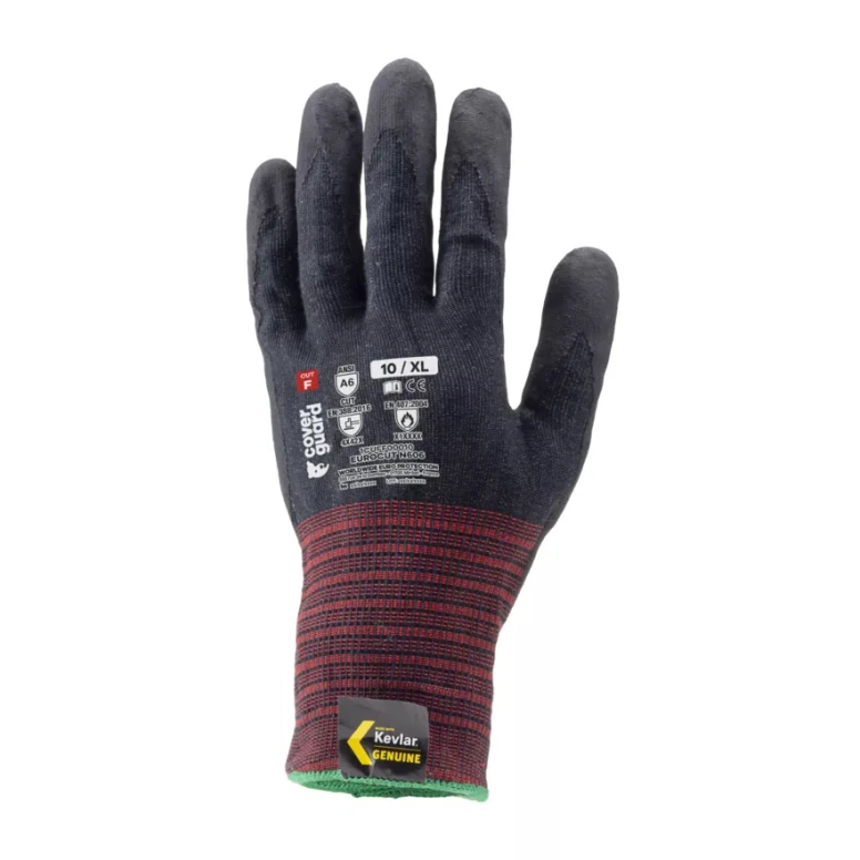 10 Paar - Coverguard Arbeitshandschuhe aus Nitril Eurocut 1CUFF00 schnittfest
