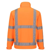 Portwest R462 Warnschutz-Arbeitsjacke Softshell, wasserdicht, Stretch, mit mehreren Taschen 2