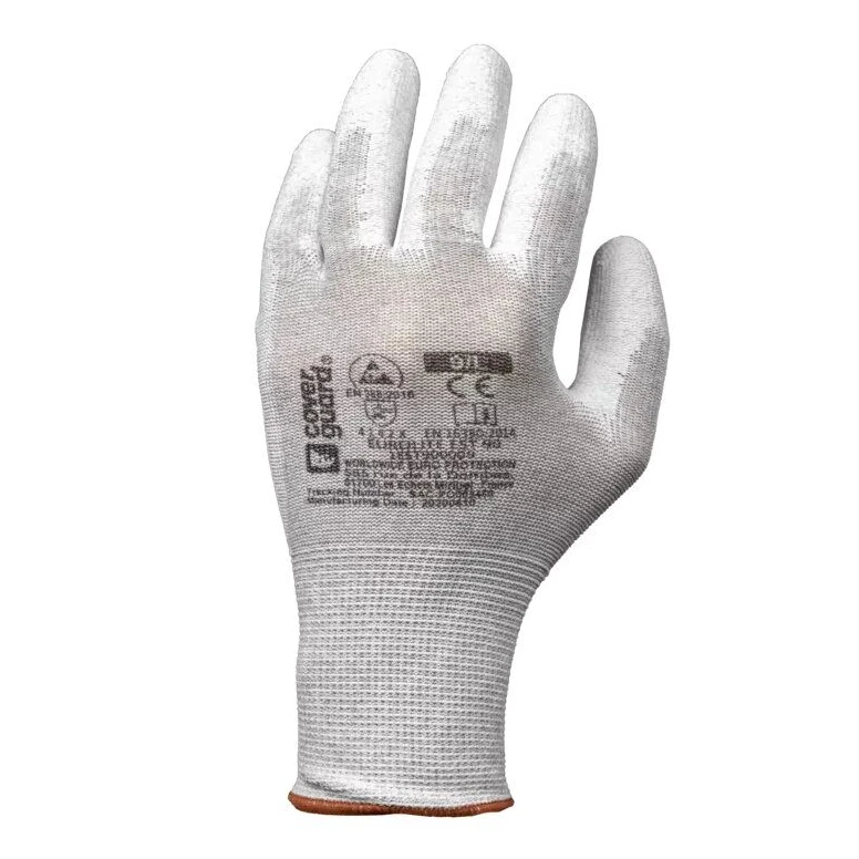 10 Paar - Arbeitshandschuhe Coverguard aus Polyurethan Eurolite 1EST900 Mechanische Risiken