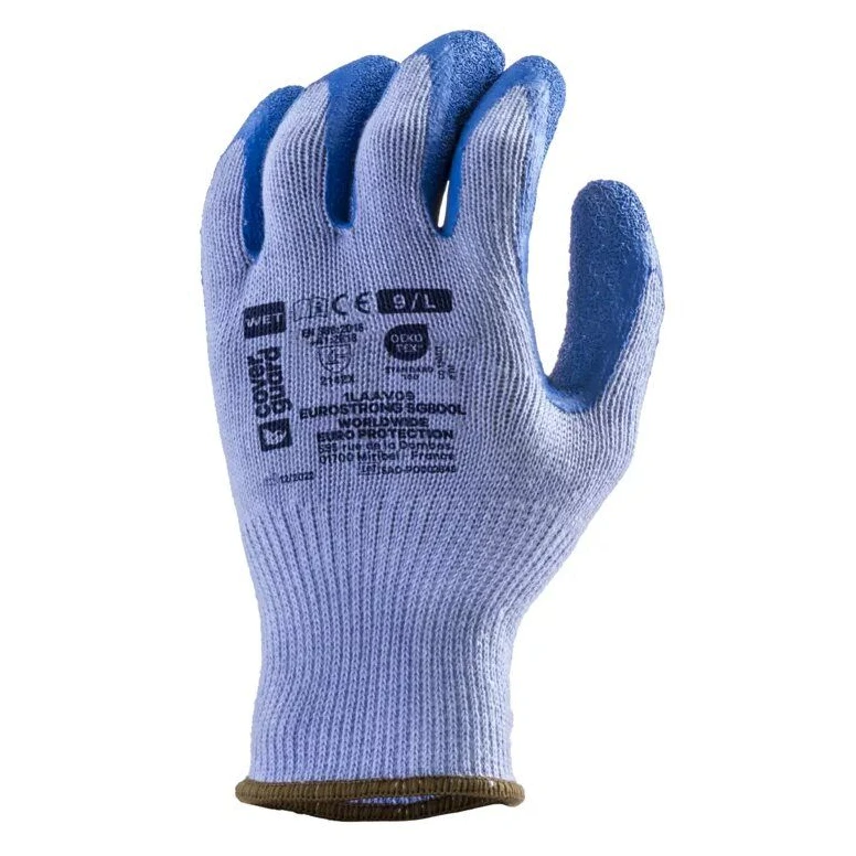 10 Paar - Arbeitshandschuhe Coverguard aus Latex Eurostrong 1LAAV Mechanische Risiken