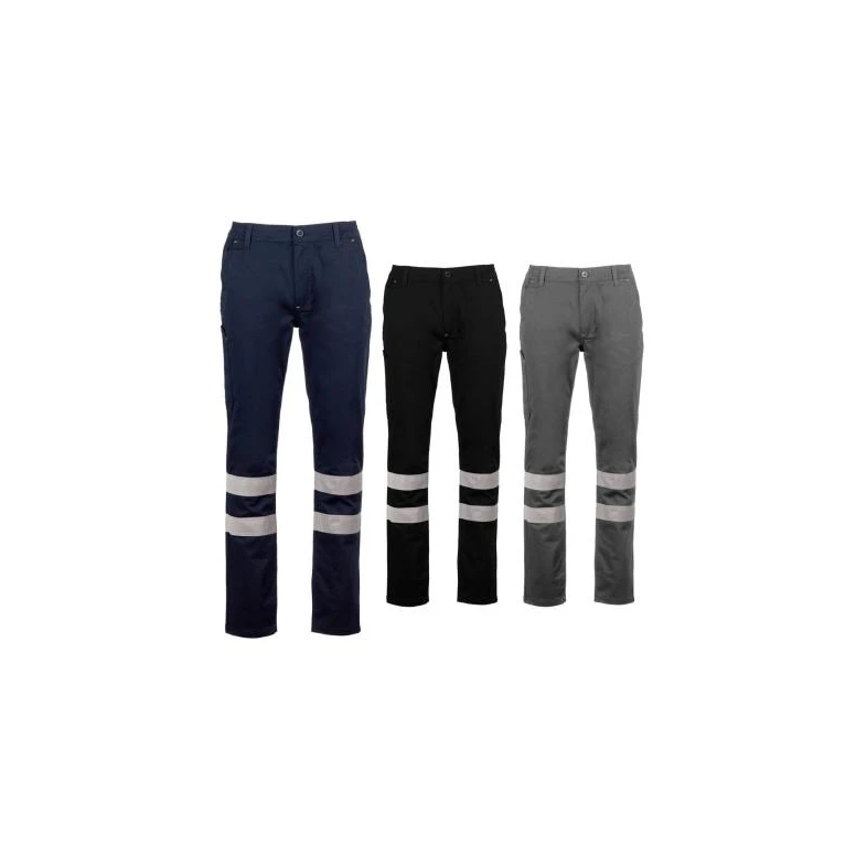 Payper AY 7355 Arbeitshose hohe Sichtbarkeit Engine Stretch Reflex mit vielen Taschen