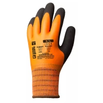 5 Paar - Arbeitshandschuhe Coverguard aus Latex Eurowinter 1LAWO Kälteschutz
