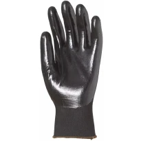 12 Paar - Arbeitshandschuhe Coverguard aus Nitril Eurolite 1NIAB Mechanische Risiken
