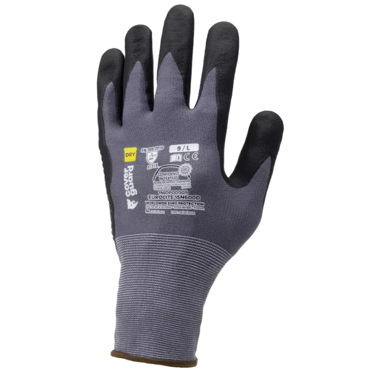 10 Paar - Coverguard Arbeitshandschuhe aus Nitril Eurolite 1NIDP00 Mechanische Risiken