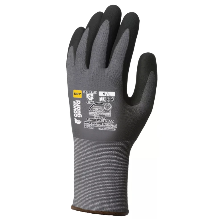 10 Paar - Coverguard Nitril-Arbeitshandschuhe Eurolite 1NIHG mechanische Risiken