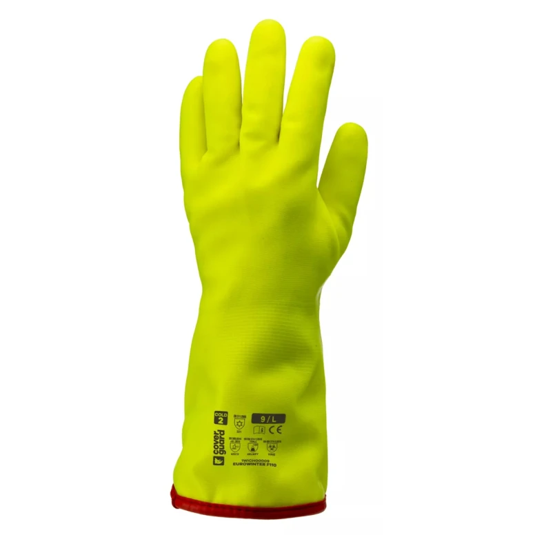 6 Paar - Coverguard Arbeitshandschuhe Aus PVC Eurowinter 1WICH00 Kälteschutz