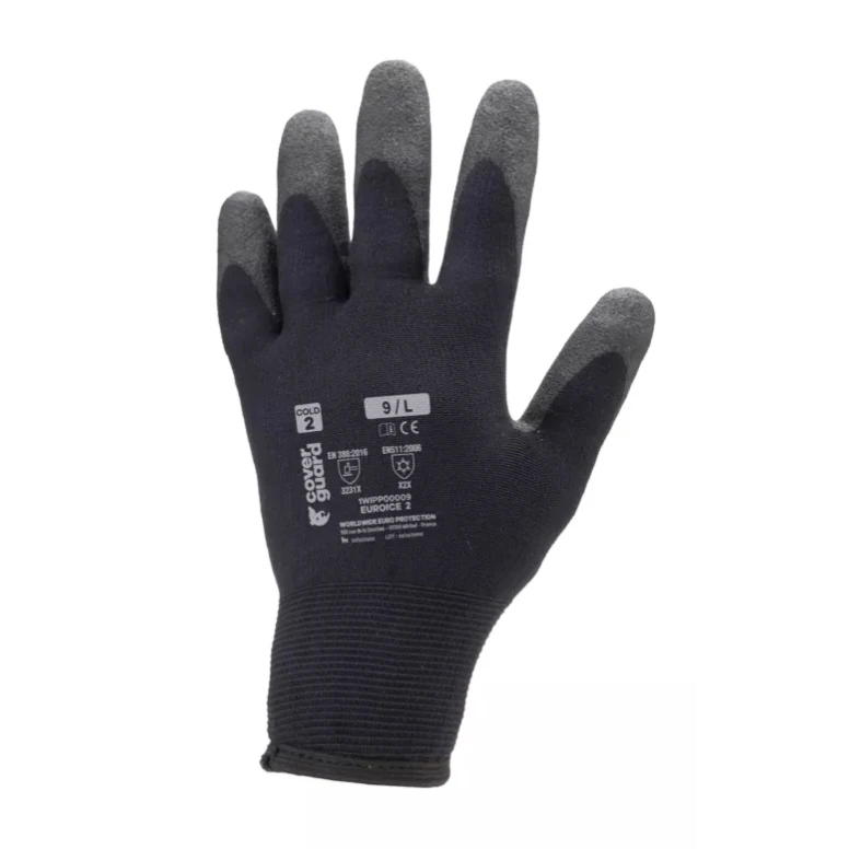 10 Paar - Arbeitshandschuhe Coverguard aus PVC Euroice 1WIPP0 hitzebeständig