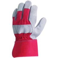 12 Paar - Arbeitshandschuhe Coverguard aus Leder Eurostrong MO152 mechanische Risiken
