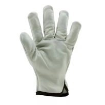 12 Paar - Coverguard Arbeitshandschuhe aus Leder Eurostrong MO2210 – Mechanische Risiken