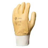 10 Paar - Coverguard Arbeitshandschuhe aus Leder Eurostrong MO2450 Mechanische Risiken