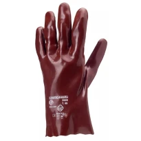10 Paar - Arbeitshandschuhe Coverguard aus PVC Eurochem MO3510 Chemisches Risiko
