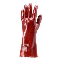 10 Paar - Arbeitshandschuhe Coverguard aus PVC Eurochem MO3636 Chemisches Risiko