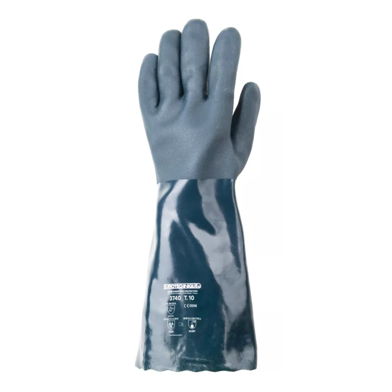 10 Paar - Arbeitshandschuhe Coverguard aus PVC Eurochem MO3740 Chemisches Risiko