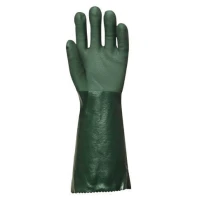 10 Paar - Arbeitshandschuhe Coverguard aus PVC Eurochem MO3740 Chemisches Risiko