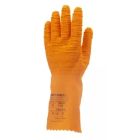 12 Paar - Arbeitshandschuhe Coverguard aus Latex Eurostrong MO3820 Chemisches Risiko