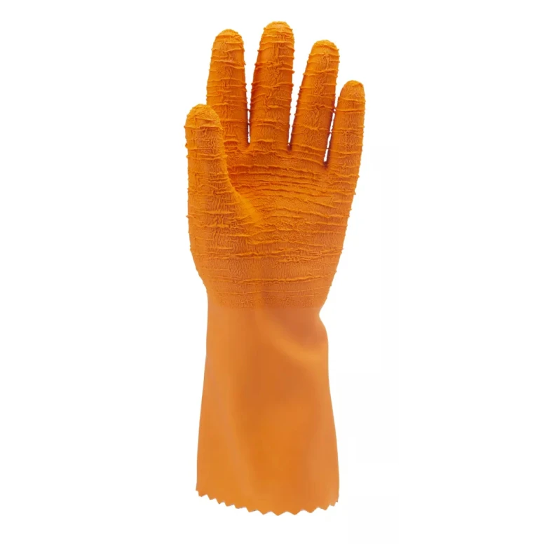 12 Paar - Arbeitshandschuhe Coverguard aus Latex Eurostrong MO3820 Chemisches Risiko