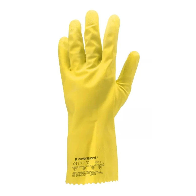 10 Paar - Coverguard Arbeitshandschuhe aus Latex Eurodip MO5030 Chemikalienrisiko