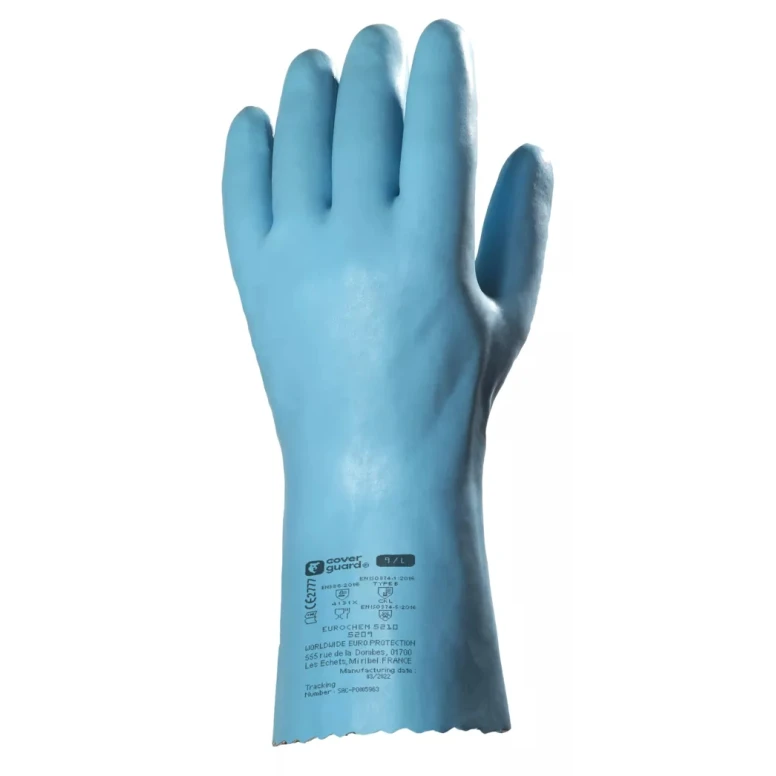 10 Paar - Coverguard Arbeitshandschuhe aus Latex Eurodip MO5210 Chemikalienrisiko