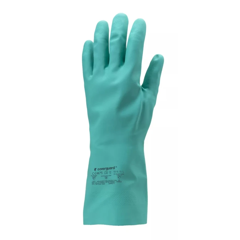 10 Paar - Coverguard Arbeitshandschuhe aus Nitril Eurochem MO5520 Chemikalienschutz