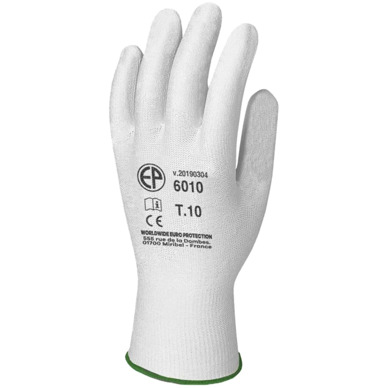 10 Paar - Coverguard Arbeitshandschuhe aus Polyamid Eurolite MO6009