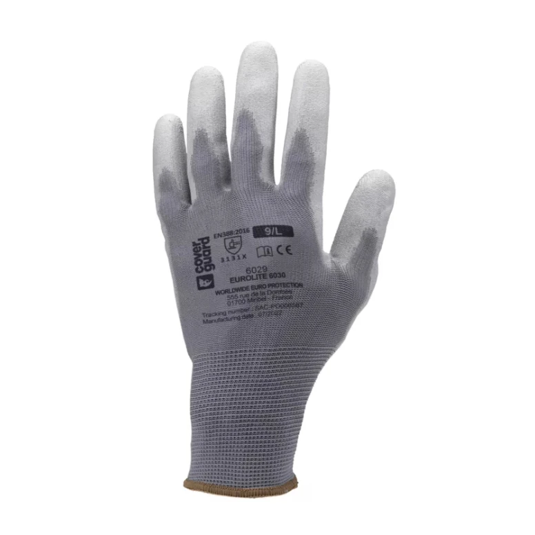 10 Paar - Coverguard Arbeitshandschuhe aus Polyurethan Eurolite MO6030 mechanische Risiken