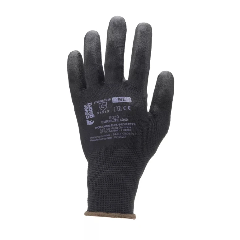 10 Paar - Coverguard Arbeitshandschuhe aus Polyurethan Eurolite MO6040 mechanische Risiken