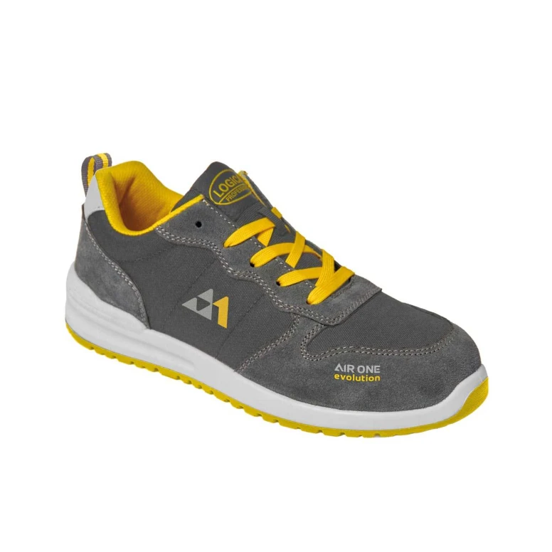 Sicherheitsschuhe Niedrig Veloursleder Logica S1PL FO SR AIR ONE/2 Metallfrei Bequem