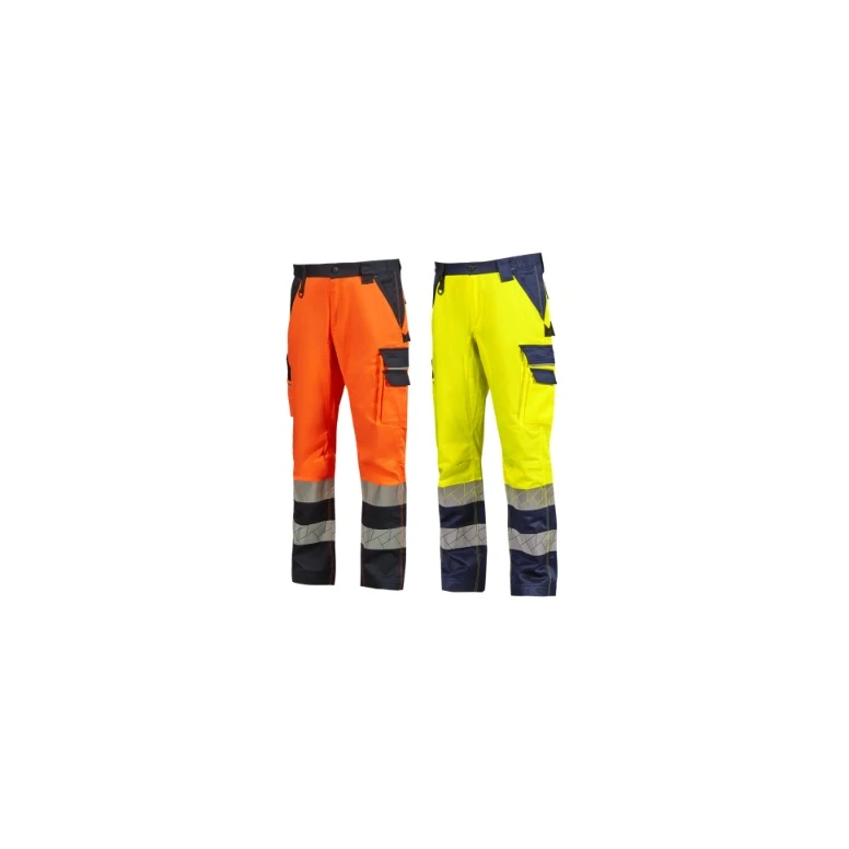 Arbeitshose Hohe Sichtbarkeit Multitaschen Stretch U-Power Brillo WHL381