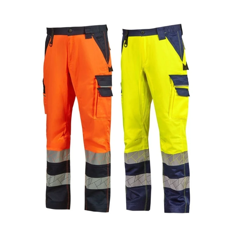 Arbeitshose Hohe Sichtbarkeit Multitaschen Stretch U-Power Thunder WHL380