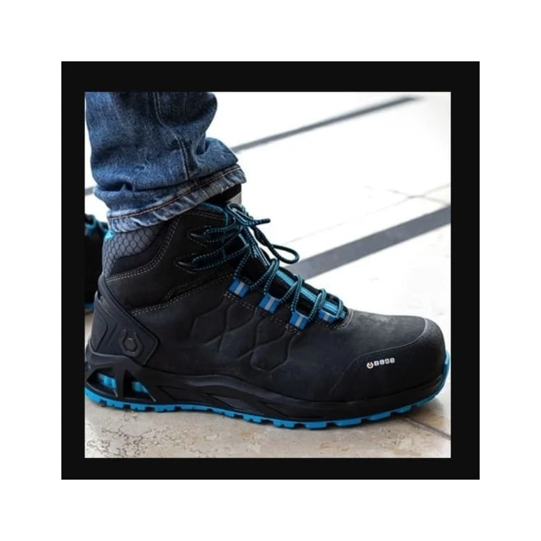 OUTLET - Sicherheits-Schuhe BASE K-Road TOP S3 HRO HI CI SRC Hohe Winterstiefel, wasserdicht, rutschfest 2 - B1001B