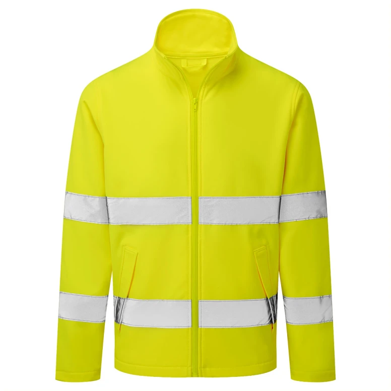 Arbeitsjacke Portwest Warnschutz ES428 wasserdicht Stretch Softshell