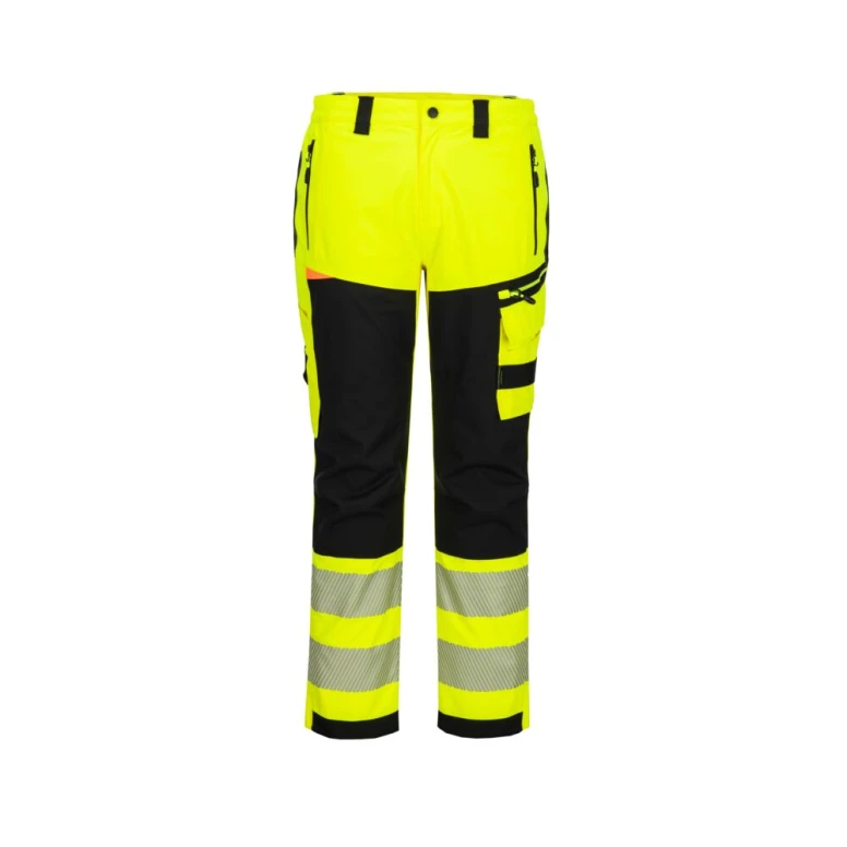 Portwest DX448 Warnschutz-Arbeitshose wasserdicht Multitaschen