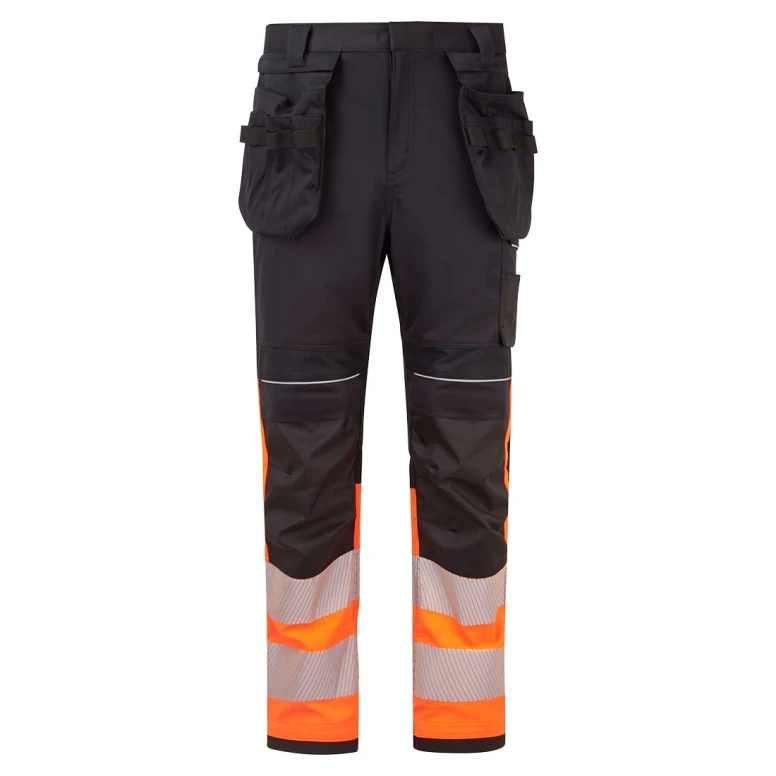 Portwest FR452 Warnschutz-Arbeitshose Multitaschen antistatisch flammhemmend Stretch