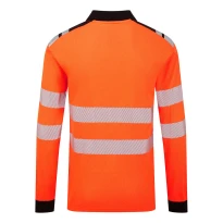 Portwest FR734 Warnschutz-Arbeits Polo Langarm flammhemmend 2