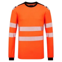 Portwest FR736 Arbeits-Shirt hohe Sichtbarkeit langarm flammhemmend
