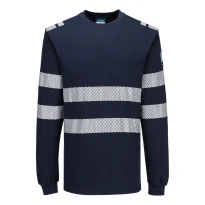 Portwest FR732 Arbeits-Shirt hohe Sichtbarkeit langarm flammhemmend