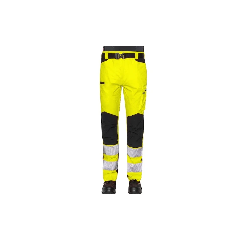 Arbeitshose Warnschutz Multitaschen Stretch Issa Line Extreme Hi Vis 8450NB